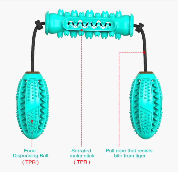 Dog Chew Toy & Toothbrush