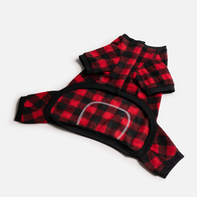 Dog Red Pajama