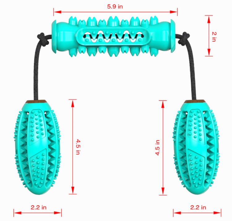 Dog Chew Toy & Toothbrush