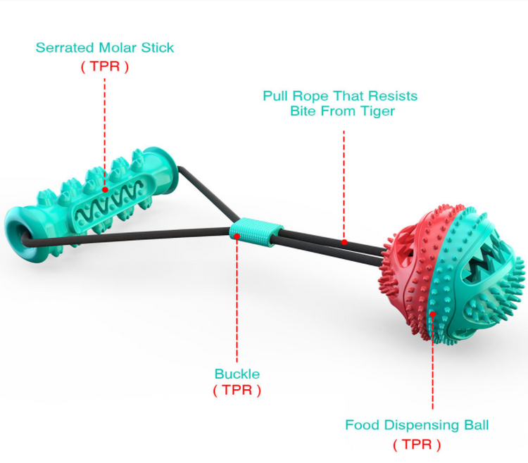 Dog Chew Toy & Toothbrush