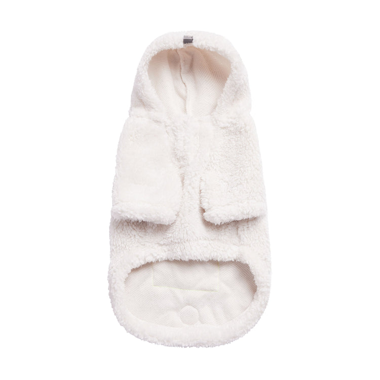 Dog White Cozy Hoodie