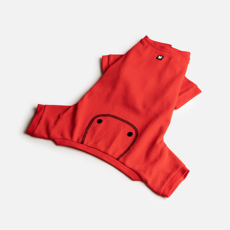 Dog Red Pajama