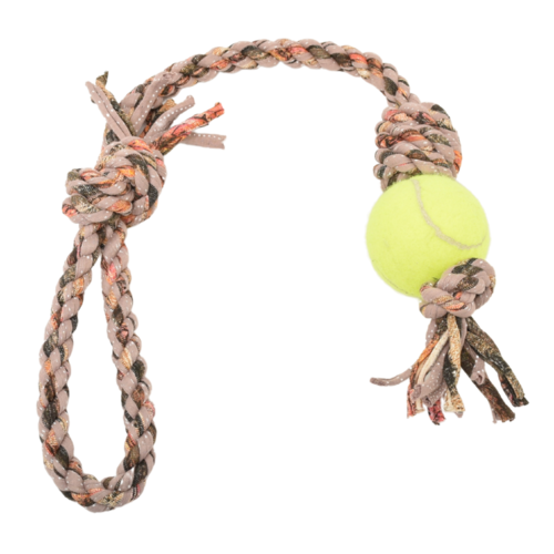 with Recycled Tennis Ball