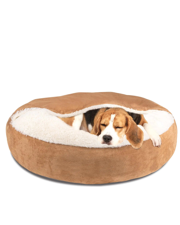 Round Calming Dog Bed