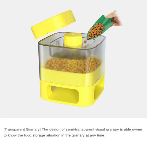 Interactive Pet Leaking Food Feeder