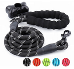 Dog Paw Reflective Leash with Padded Handle