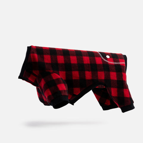 Dog Red Pajama
