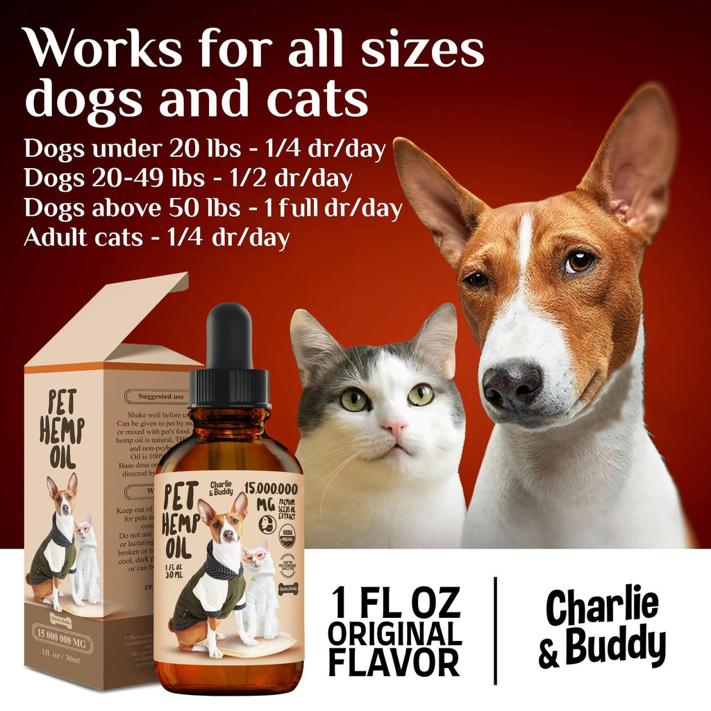 Charlie Buddy Hemp Oil for Dogs