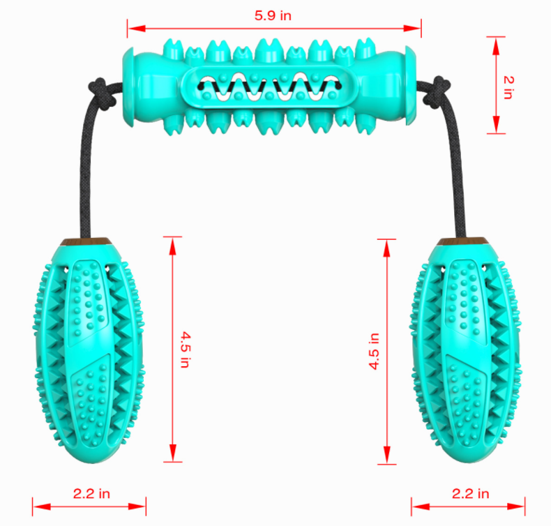 Dog Chew Toy &  Toothbrush