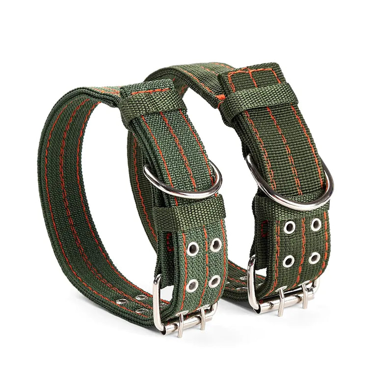 Canvas Dog Neckband Collar
