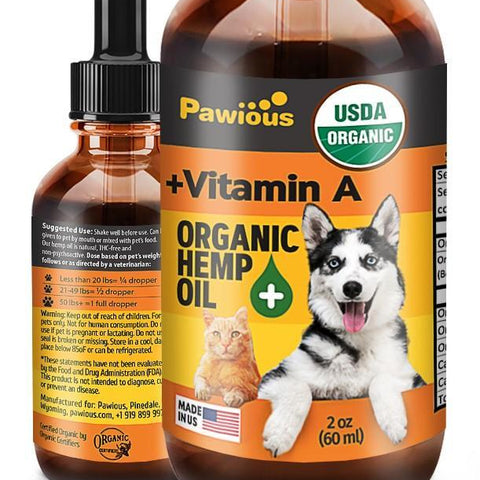 Dogs  Hemp Oil Bottle