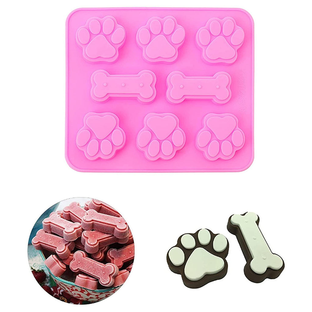 Puppy Paw & Bone Silicone Baking Mold