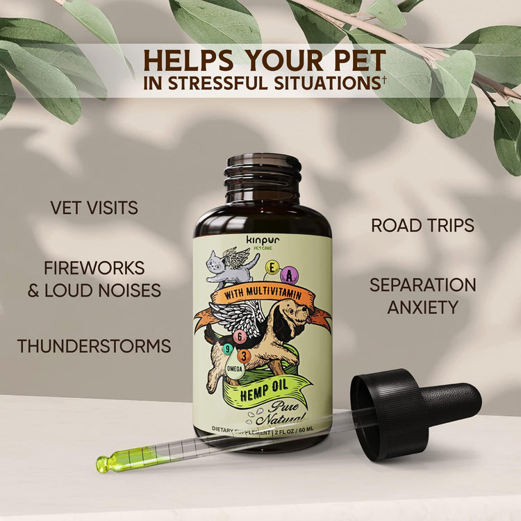 Premium Calming Hemp Oil for Pets