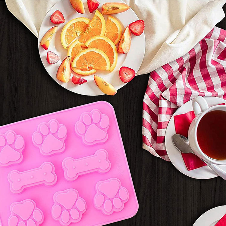 Puppy Paw & Bone Silicone Baking Mold