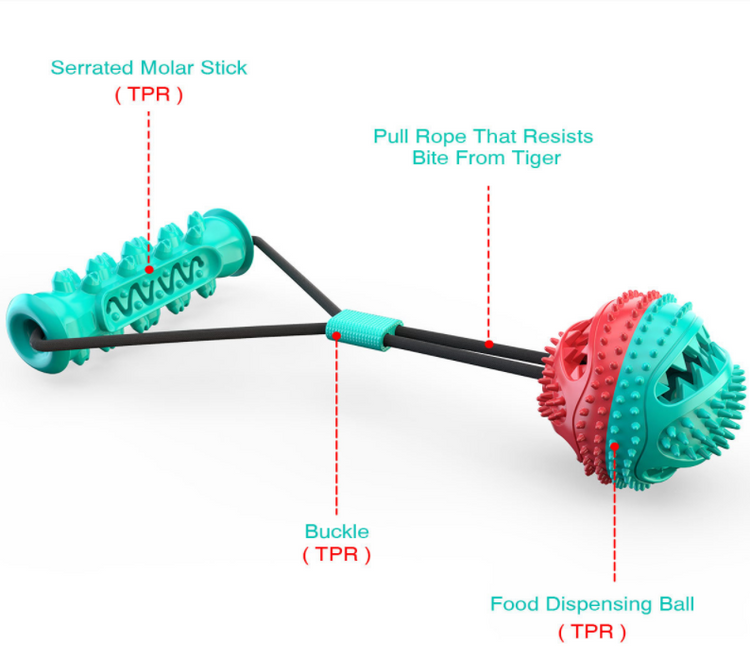 Dog Chew Toy &  Toothbrush