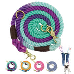 Multi-Color Cotton Pet Leash