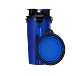 2-in-1 Dog Water Bottle with Collapsible Bowl