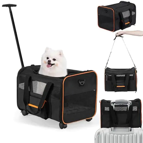 Rolling Soft Pet Carrier