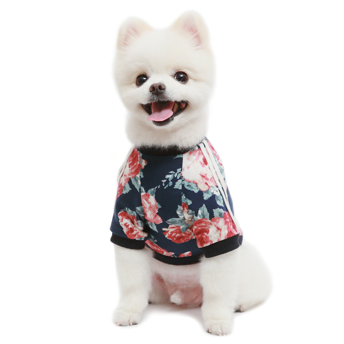 Flower Jersey T-shirt for Pets