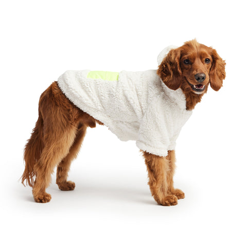 Dog White Cozy Hoodie