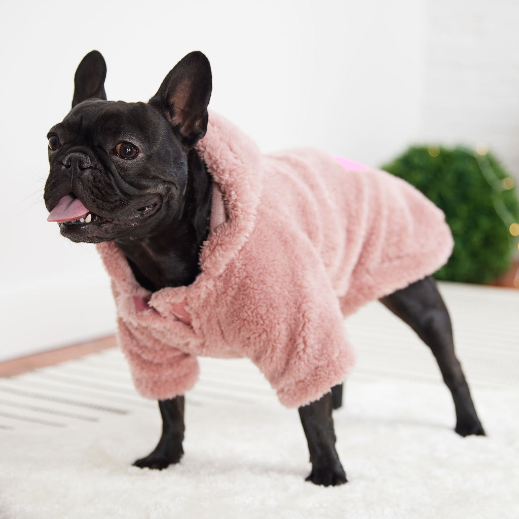 Dog Pink Cozy Hoodie