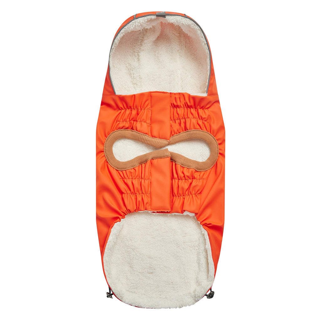 Dog Orange Insulated Raincoat