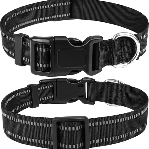 Reflective Nylon Dog Collar