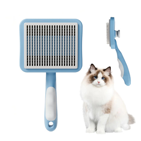 Self-Cleaning Cat Grooming Brush