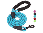 Dog Paw Reflective Leash with Padded Handle