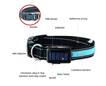 Solar Charge Reflective LED Dog Collar