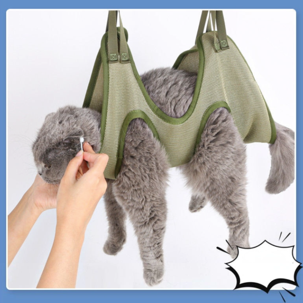 Dog Grooming Restraint Bag with Hammock