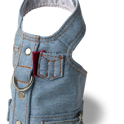 Jean Jacket Dog Harness