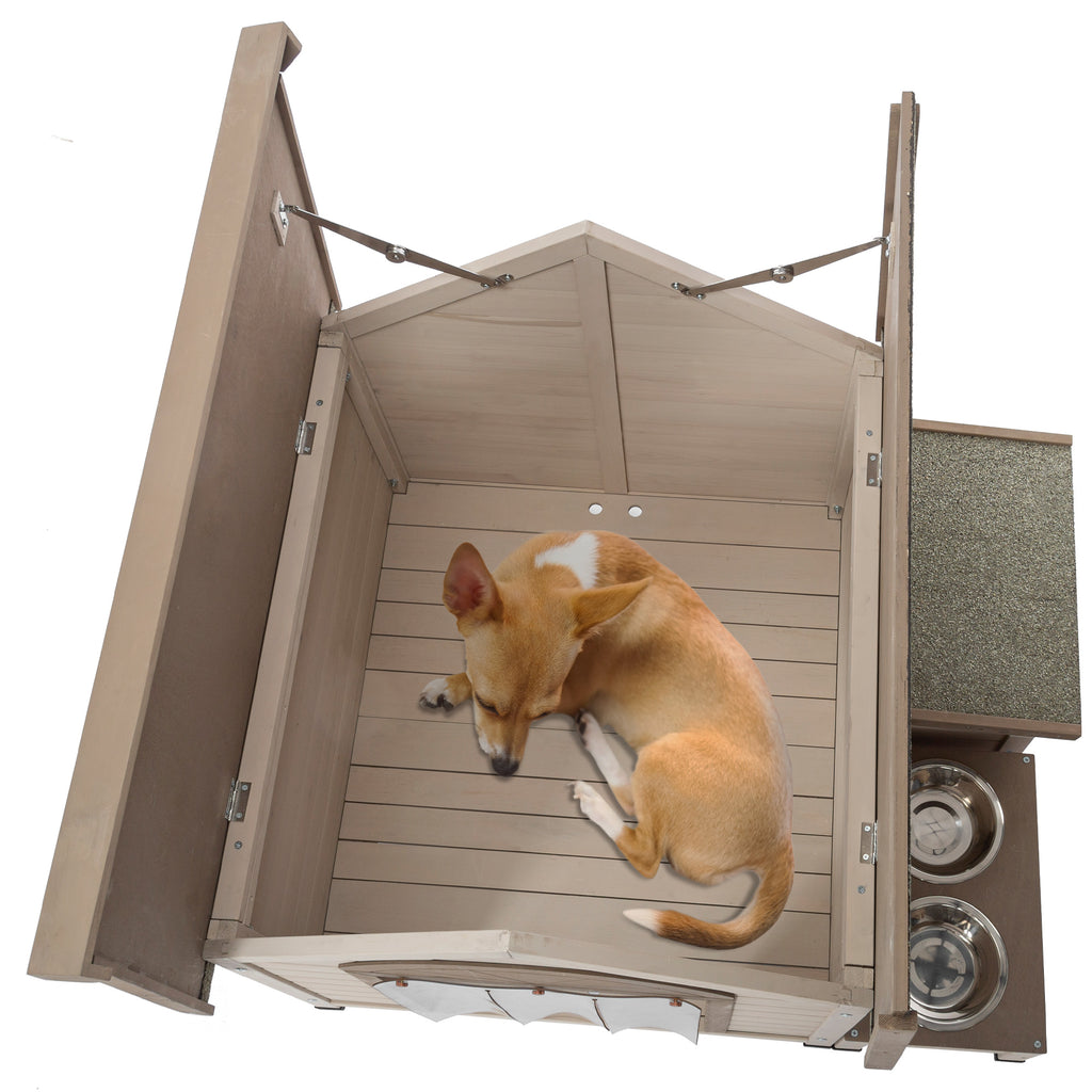 Outdoor Fir Wood Dog House