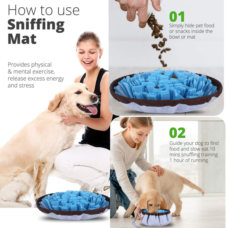 PET ARENA Adjustable Snuffle Mat for Dogs