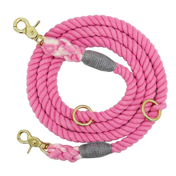 Multi-Color Cotton Pet Leash