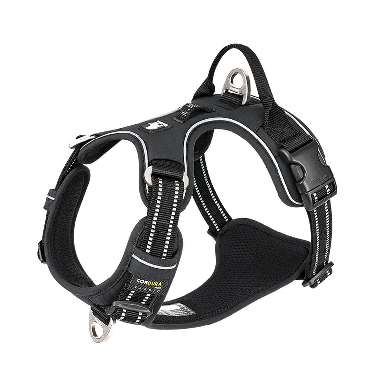Reflective Dog Harness with Rope