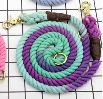 Multi-Color Cotton Pet Leash