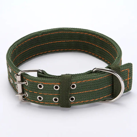 Canvas Dog Neckband Collar